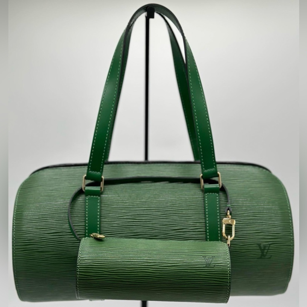 🛍 LV Soufflot Vintage Borneo Green Epi🛍